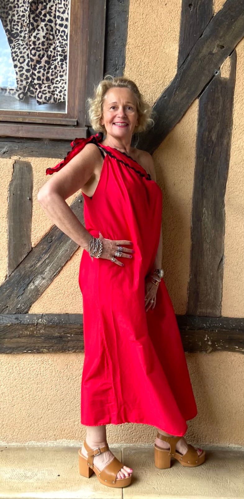 Robe rouge Cassandre